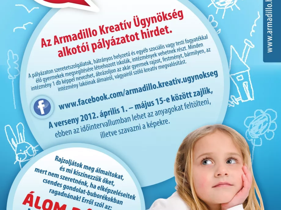 Kreatívpályázat az Armadillótól
