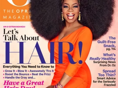 Óriásafróval pózol Oprah