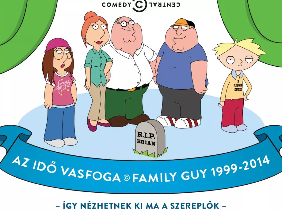 Öregszenek a Family Guy szereplői is 