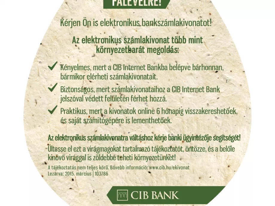 Ebből a banki papírból virágok nőnek ki