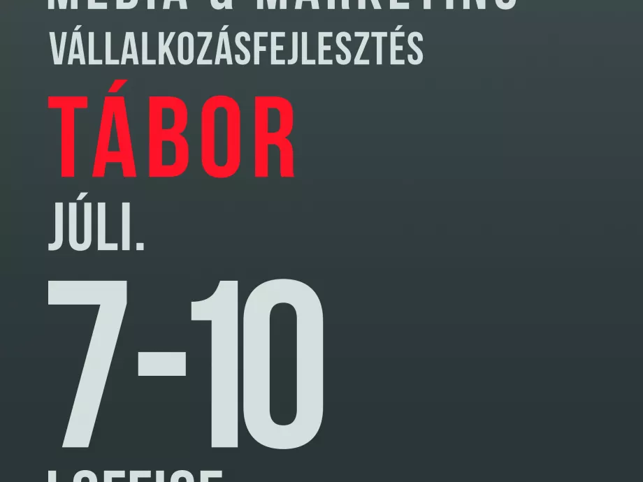 Média és Marketing tábor fiataloknak