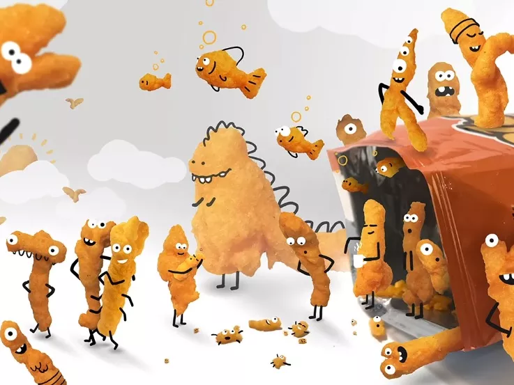 Nagyon fura lények másznak elő az új Cheetos zacskóból