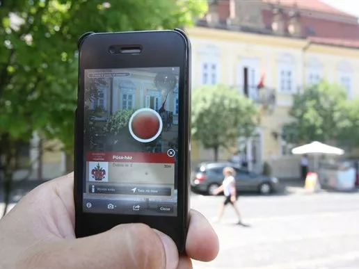 Idegenvezető okostelefon Veszprémben