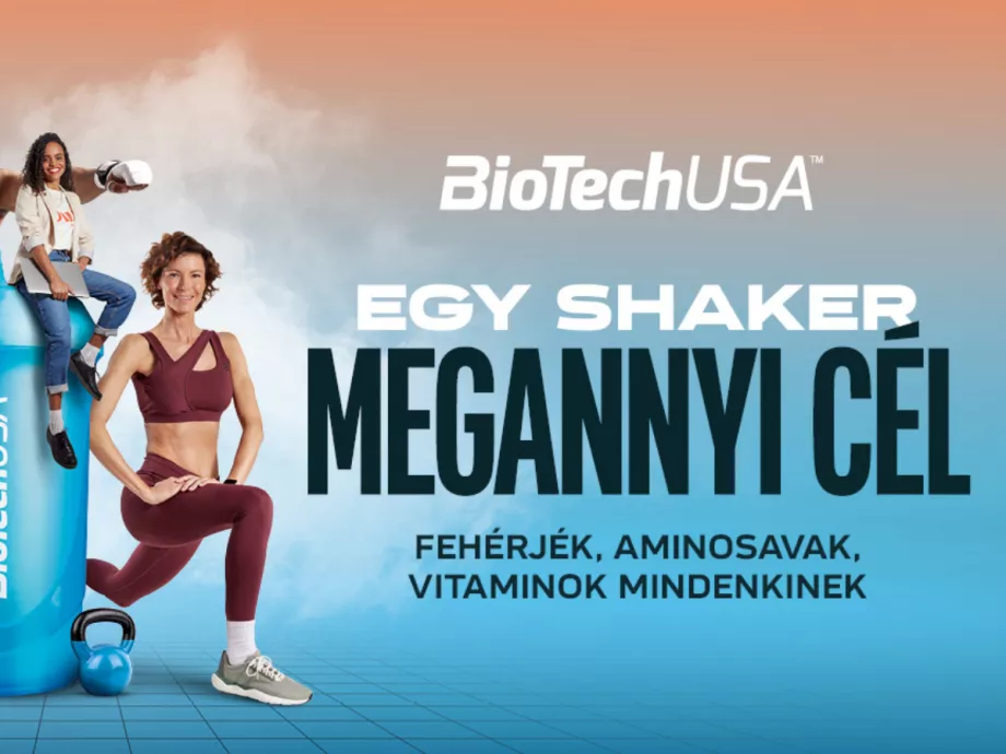 A BioTechUSA shakere is csak lesi, hogy erősödünk