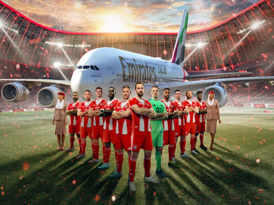 Az Emirates szponzorálja az FC Bayern Münchent