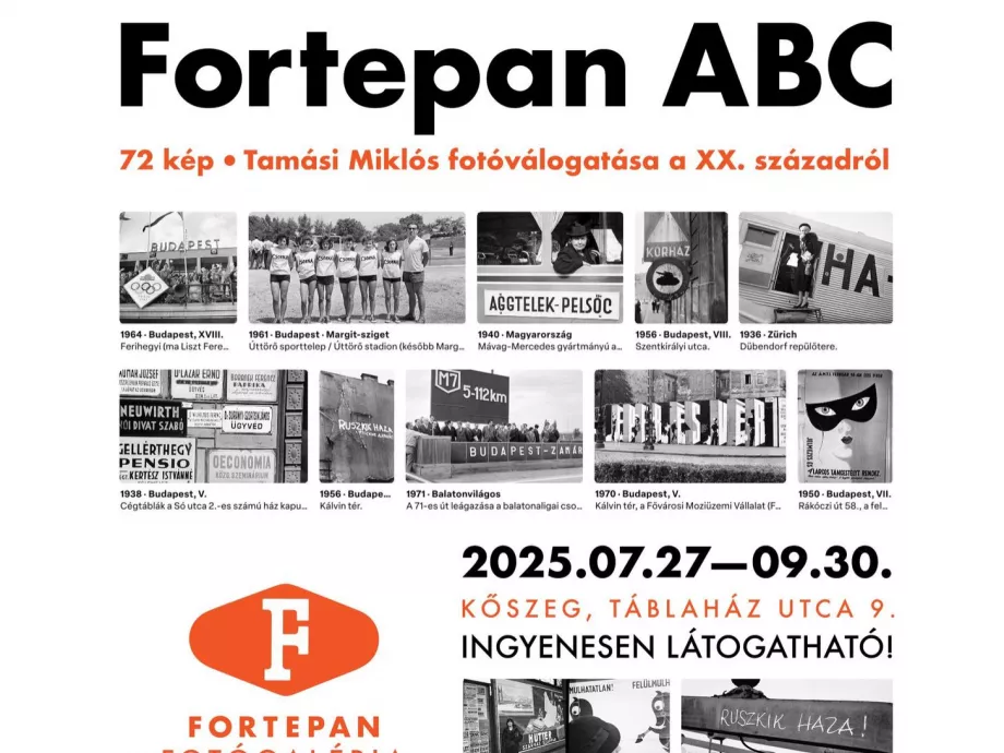 Betűk, firkák, feliratok – kiállítás a Fortepan ABC-ből