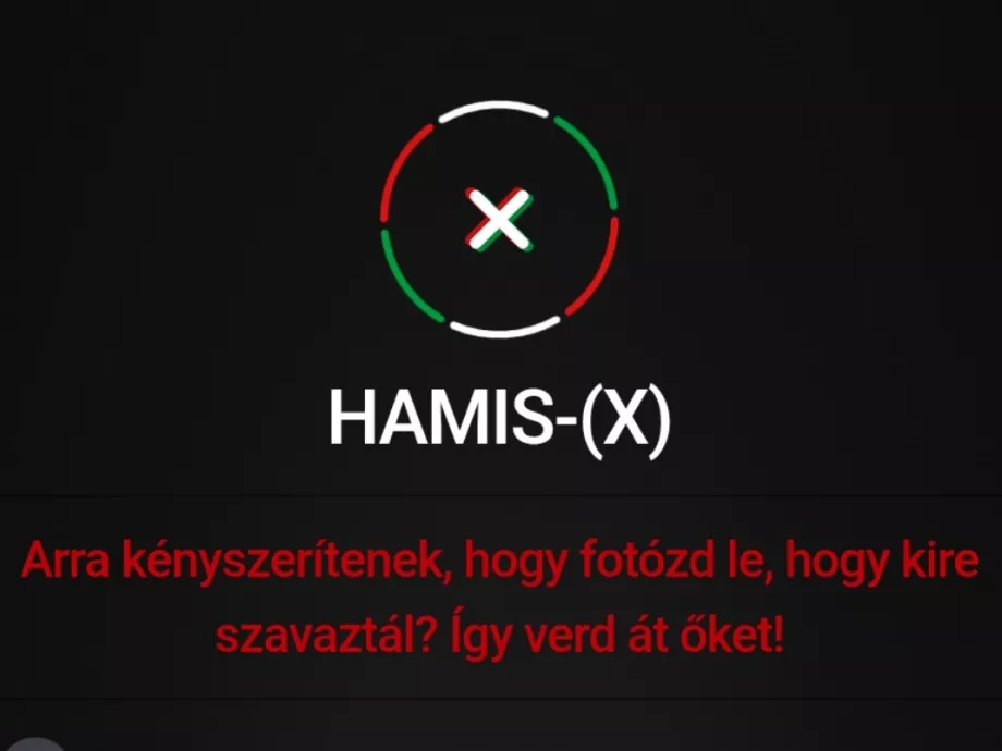 Hamis X a szavazólapra? Itt van rá az applikáció annak, akit megzsaroltak