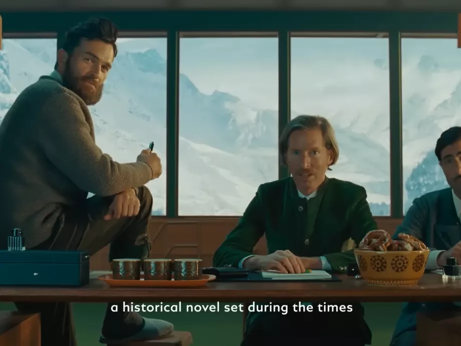 Wes Anderson rövidfilmet rendezett a
Montblanc-nak, és egy tollat is tervez a Meisterstück jubileumára