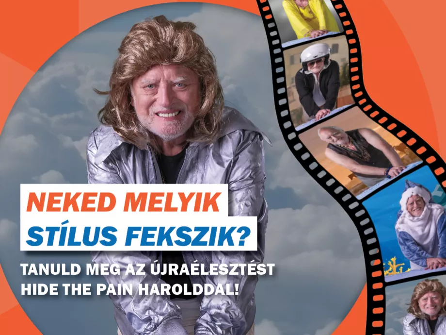 Hide the Pain Harold ezernyi arca (stílusa) a Mentőalapítvány kampányában